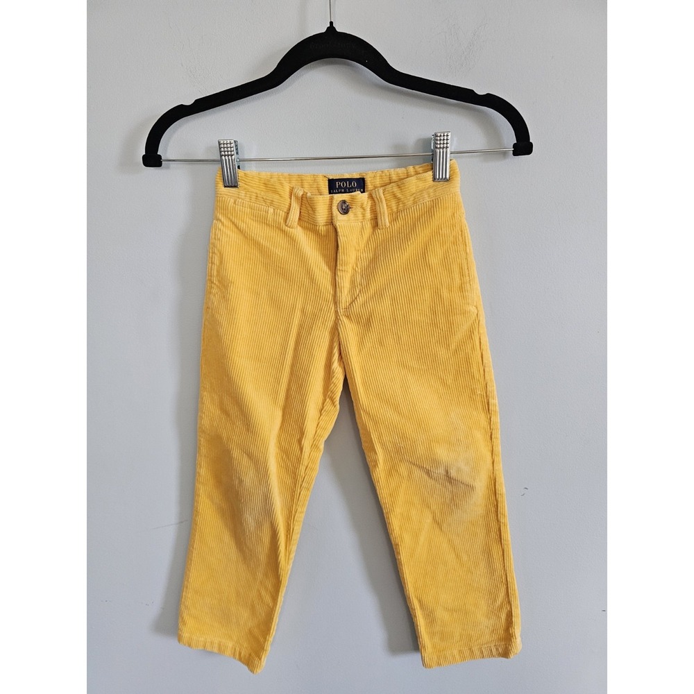 Polo Corduroy Pants Yellow‎ Boys Size  5